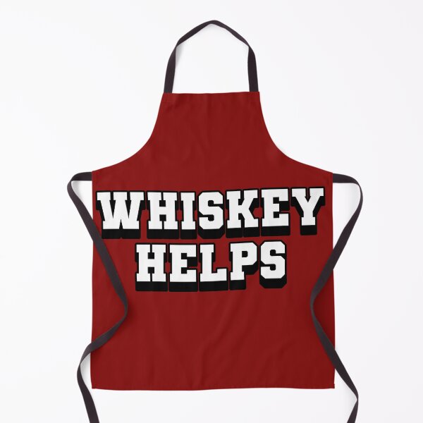 Item preview, Whiskey Helps - Humorous Illustration for Bourbon Enthusiasts designed and sold by ObjCrea123.