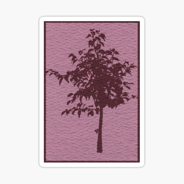 Minneapolis Pink Tree Sticker