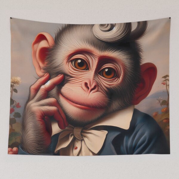 Item preview, Monkey major domo designed and sold by ImagineImages.