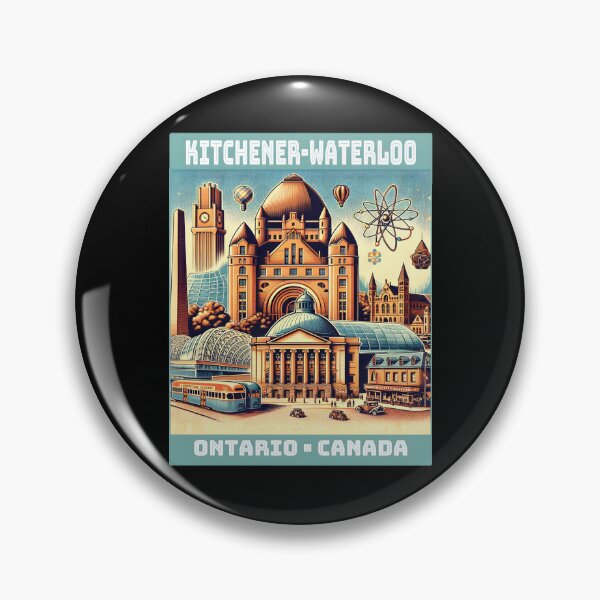 Item preview, Kitchener Waterloo Ontario Canada Vintage Travel designed and sold by Unitepeople.