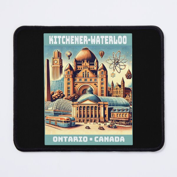 Item preview, Kitchener Waterloo Ontario Canada Vintage Travel designed and sold by Unitepeople.