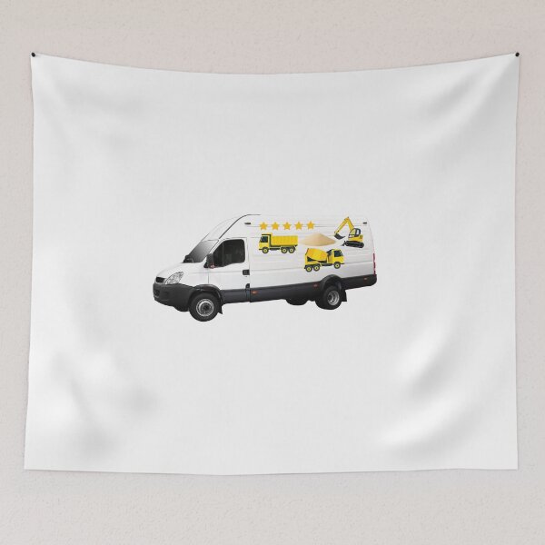 Item preview, White van designed and sold by VisualWonders.