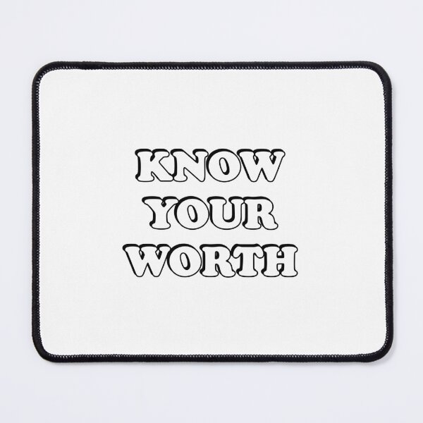 Item preview, Know your worth - Motivational Quotes For Adolescent designed and sold by Inspirationmotivation.