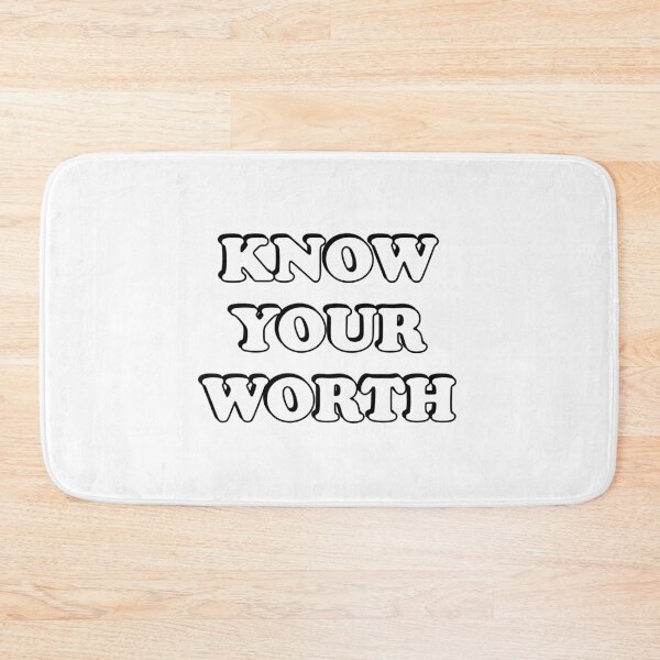 Item preview, Know your worth - Motivational Quotes For Adolescent designed and sold by Inspirationmotivation.