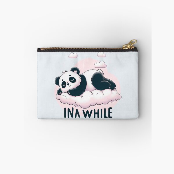 Item preview, Funny Lazy Panda "In A While" - Dreamy Panda Resting on Cloud Tee TShirt designed and sold by MAPDDesigns.