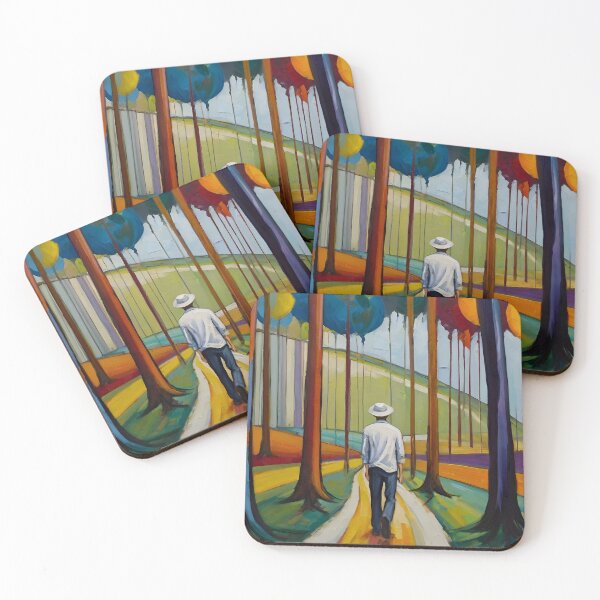 Item preview, Man in Abstract Chromatic Forest designed and sold by Zest Dose.