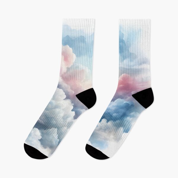 Item preview, Dreamy Watercolor Sky - Watercolor Clouds - Fantasy Watercolor Sky designed and sold by stylishdzign.