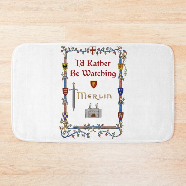 Item preview, I'd Rather be watching Merlin designed and sold by BarrowmanAngel.