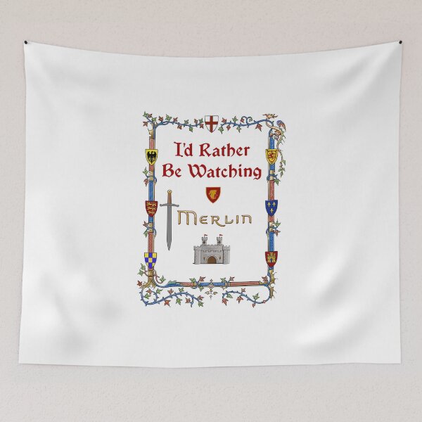 Item preview, I'd Rather be watching Merlin designed and sold by BarrowmanAngel.
