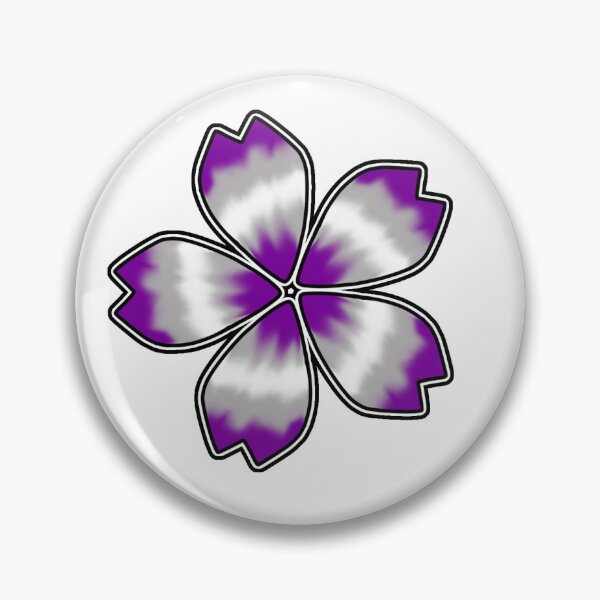 Item preview, Cherry Blossom - Gray Asexual designed and sold by AxoJamArts.