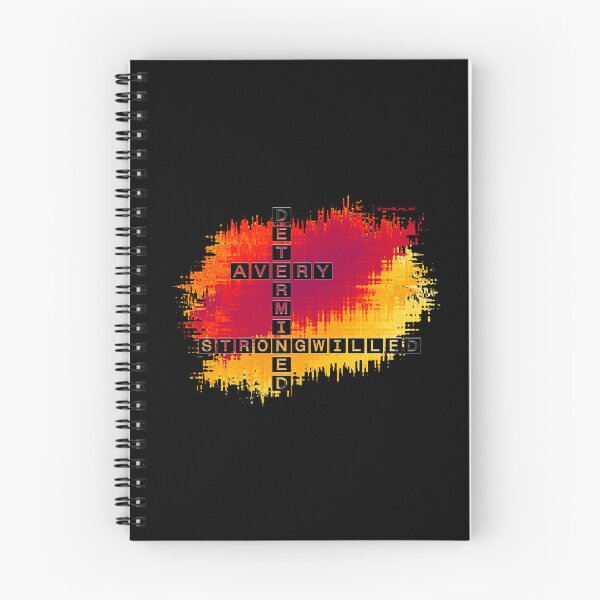 Item preview, Avery, Determined and Strongwilled, crossword designed and sold by words-my-art.
