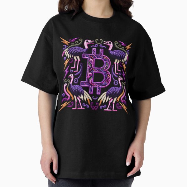 Item preview, $NOSS "Purple Lightning: Ostrich-Charged BTC" designed and sold by zzz888.