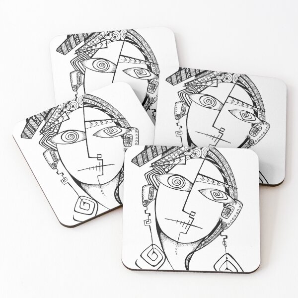 Item preview, Copy of Abstract  silent face designed and sold by Bayan Kherdaji.