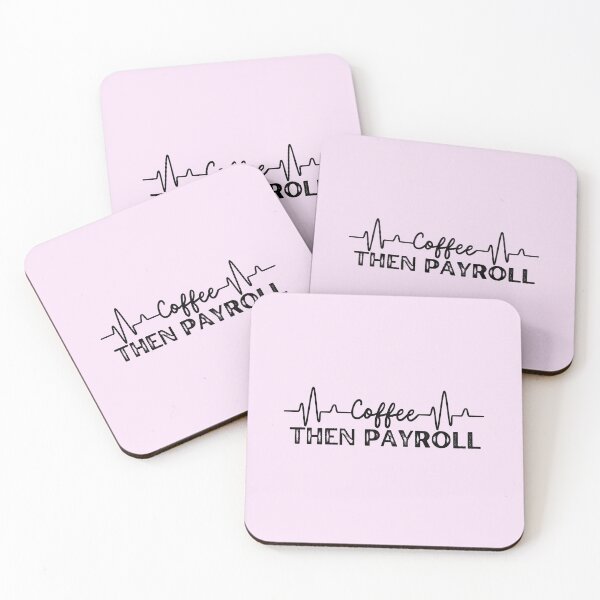 Item preview, Coffee and Human Resources Payroll HR Timesheets designed and sold by SunfullyYours.