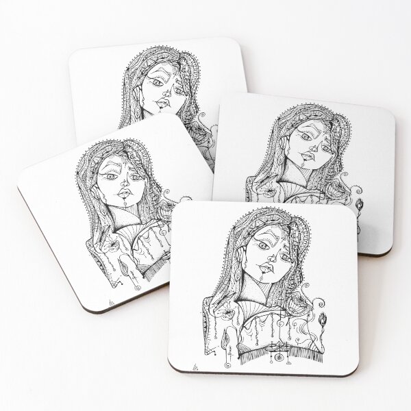 Item preview, Copy of Beautiful girl with flowers designed and sold by Bayan Kherdaji.