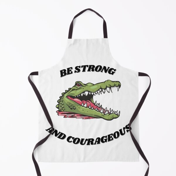 Item preview, be strong and courageous crocodile  designed and sold by bukajart.