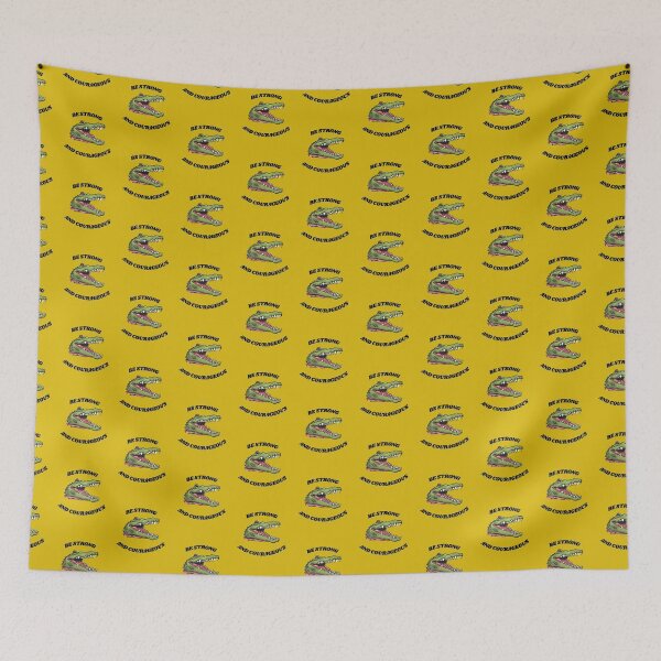Item preview, be strong and courageous crocodile  designed and sold by bukajart.