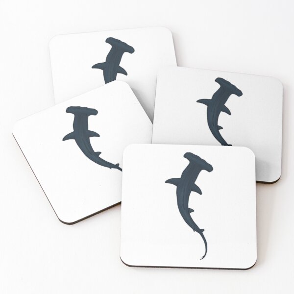 Item preview, Hammerhead shark items in dark blue designed and sold by AlexsArtSpace.