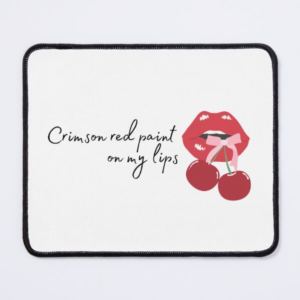 Item preview, I Did Something Bad Lyrics - Crimson Red Paint designed and sold by Samantha Kelly.