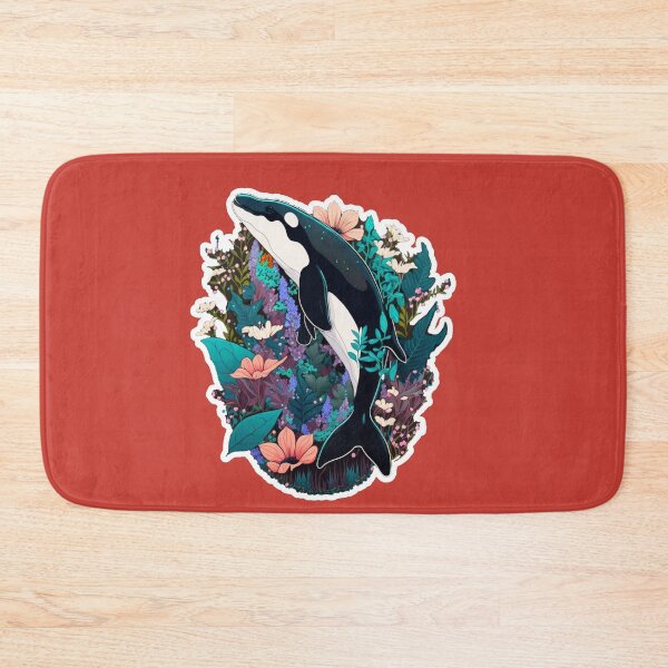 Item preview, A Jumping Orca illustration designed and sold by ZooStateofMind.