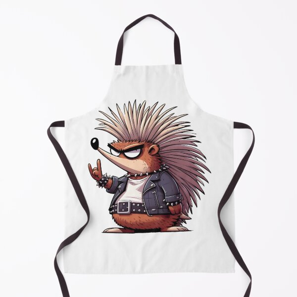 Item preview, Porcupunk Porcupine Punk Rocker Funny Cartoon designed and sold by André Botes.