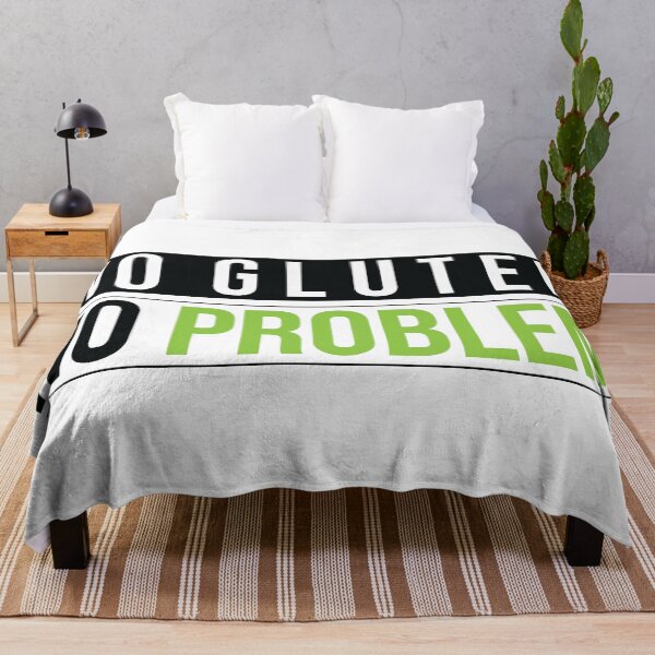 Item preview, "No Gluten No Problem" t shirt bright mode design V3 designed and sold by MyGluteesFree77.