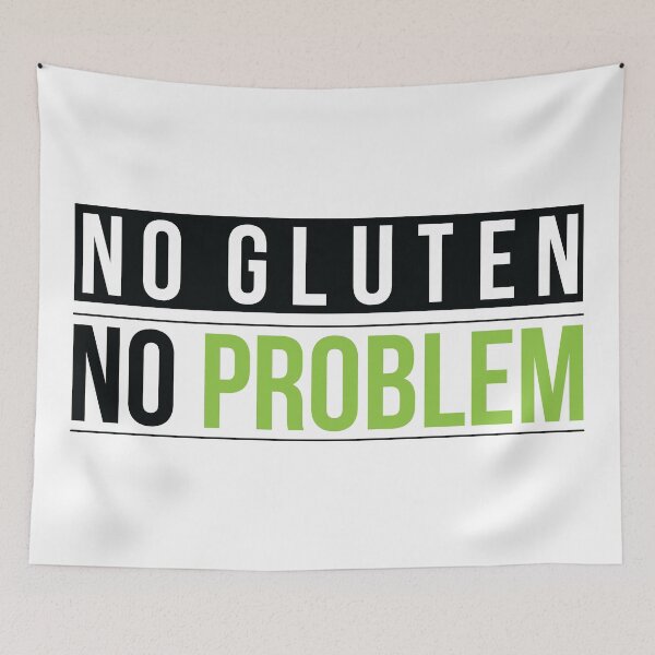 Item preview, "No Gluten No Problem" t shirt bright mode design V3 designed and sold by MyGluteesFree77.