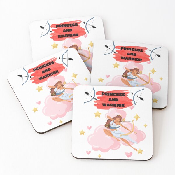 Item preview, PRINCESS AND WARRIOR designed and sold by stickersrafisa.