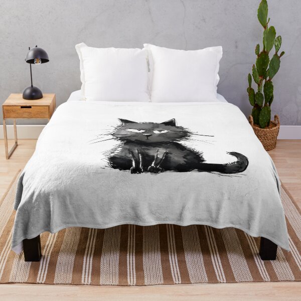 Item preview, Funny Black Cat designed and sold by UMakusia.