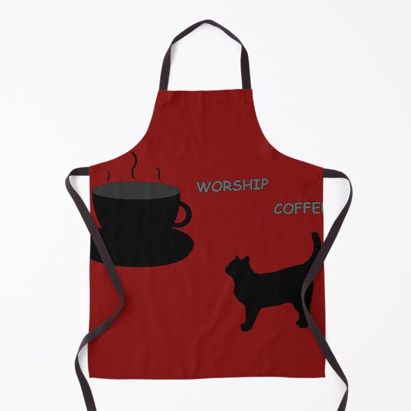 Item preview, worship coffee cat designed and sold by paintingshouse0.
