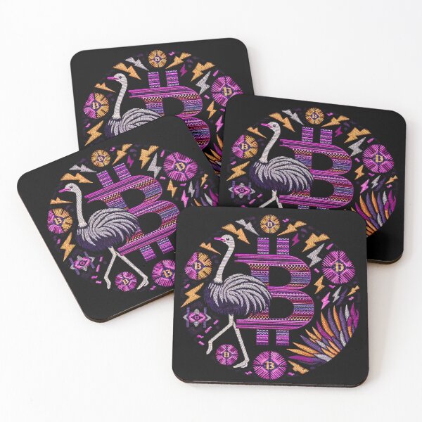 Item preview, $NOSS "Ostrich Lightning Dance: BTC's Purple Aura" designed and sold by zzz888.