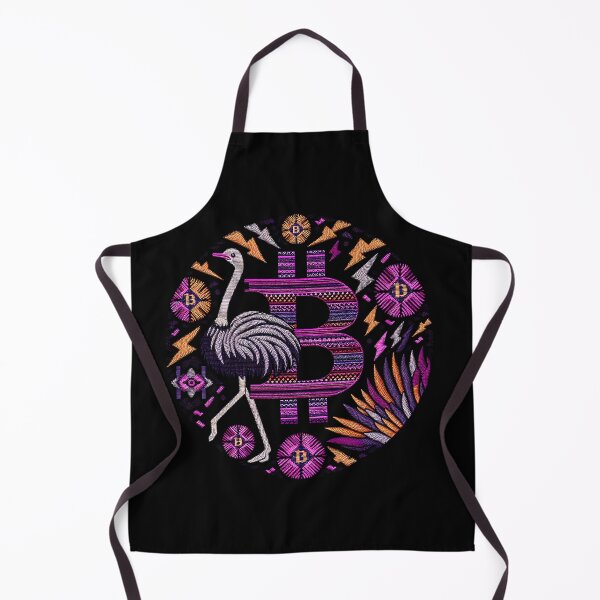 Item preview, $NOSS "Ostrich Lightning Dance: BTC's Purple Aura" designed and sold by zzz888.