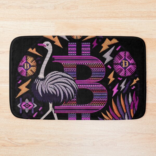 Item preview, $NOSS "Ostrich Lightning Dance: BTC's Purple Aura" designed and sold by zzz888.
