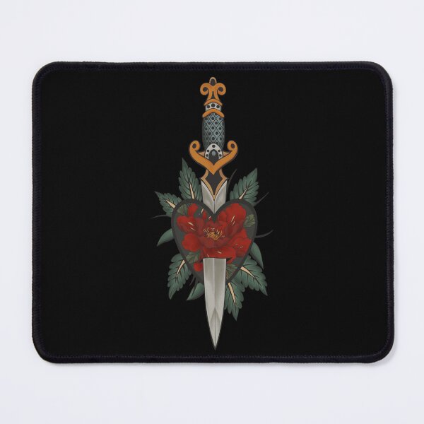 Item preview, Gothic Sword and Heart Tattoo - Red Version designed and sold by Arcane Orchid.