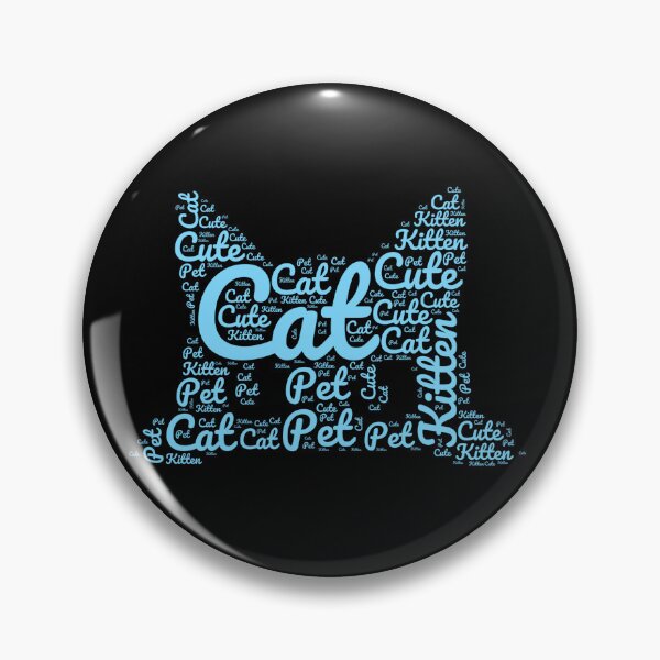 Item preview, Blue Cat Made of Words designed and sold by Promoc.