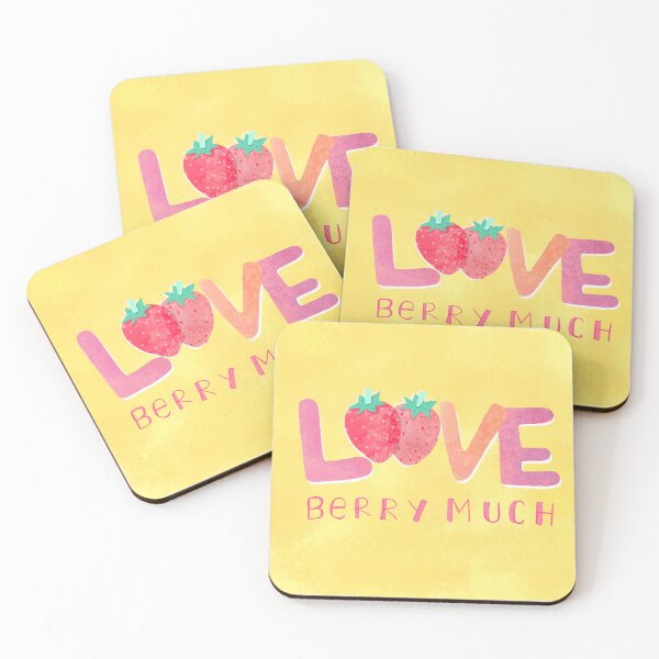 Item preview, Love you very much like a fresh berry on morning designed and sold by Sunflowers-rung.
