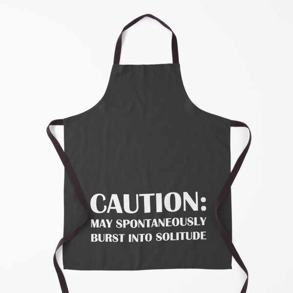 Item preview, Caution: May Spontaneously Burst into Solitude / Introvert Joke designed and sold by introvertvibes.