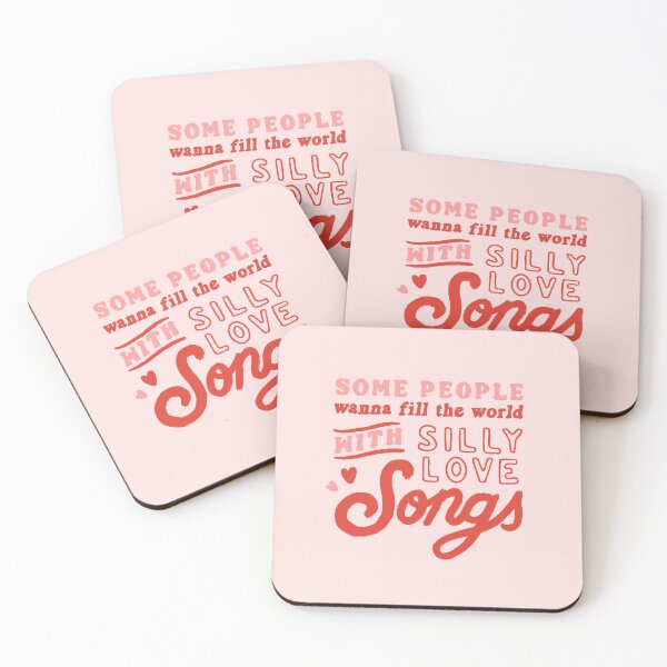 Item preview, Silly Love Songs Lyrics designed and sold by savgrz.