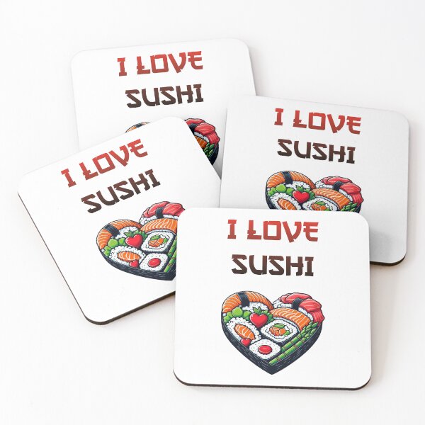 Item preview, I Love Sushi designed and sold by HeadTurningArt.