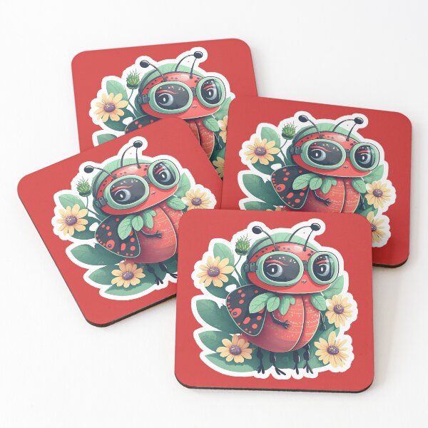 Item preview, WaterColour Ladybug designed and sold by ZooStateofMind.