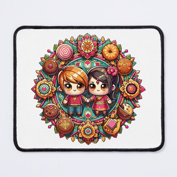 Item preview, Joyful Siblings Festivity - Vibrant Raksha Bandhan-being bhai designed and sold by toobel.