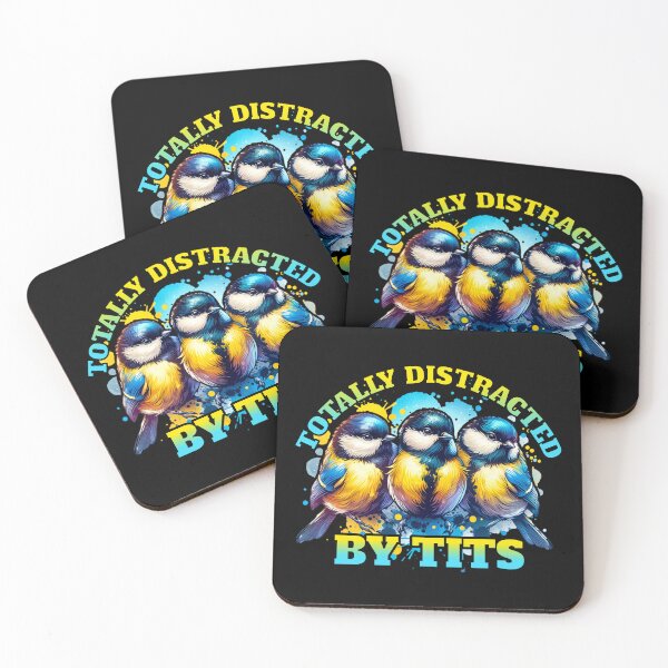 Item preview, Totally Distracted By Tits - Birdwatching designed and sold by SeledineArt.