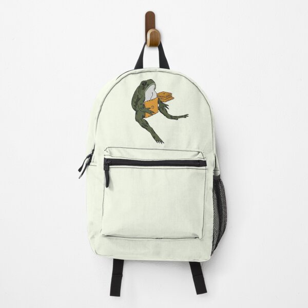 Item preview, frog holding cheez-it animal meme designed and sold by slaycentral.