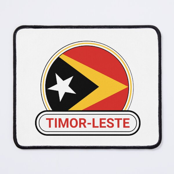 Item preview, Timor-Leste Country Badge - Timor-Leste Flag designed and sold by chrisrivait.