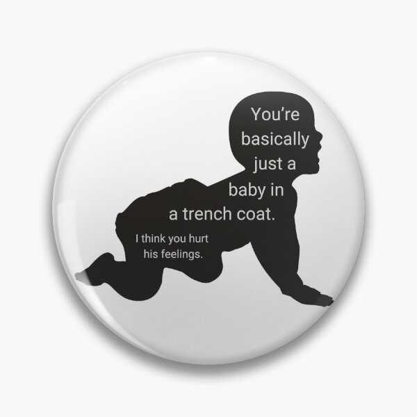 Item preview, Baby in a Trench Coat designed and sold by vcalemine.