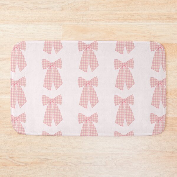 Item preview, Modern Pink Gingham Romantic Coquette Hair Bow designed and sold by pink-cowboy.