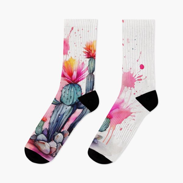 Item preview, Cacti with pink paint splashes. designed and sold by Swingfroglet.