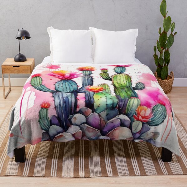 Item preview, Cacti with pink paint splashes. designed and sold by Swingfroglet.