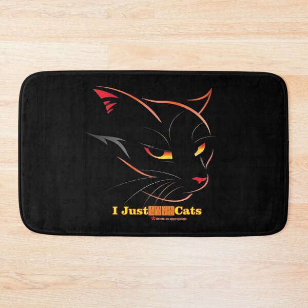 Item preview, I just Love/Hate Cats logo 6, is funny sarcastic grafics idea for cat lovers/haters  designed and sold by TomVtX.