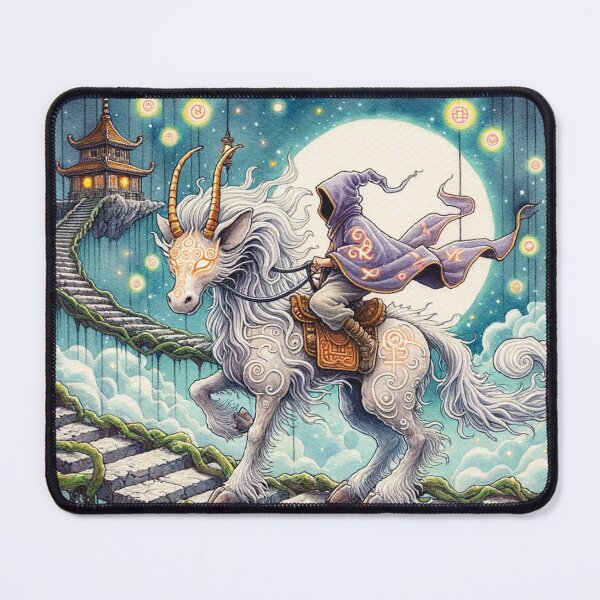 Item preview, Mysterious Rider Astride a Powerful Kirin designed and sold by ScroggMcGoose.